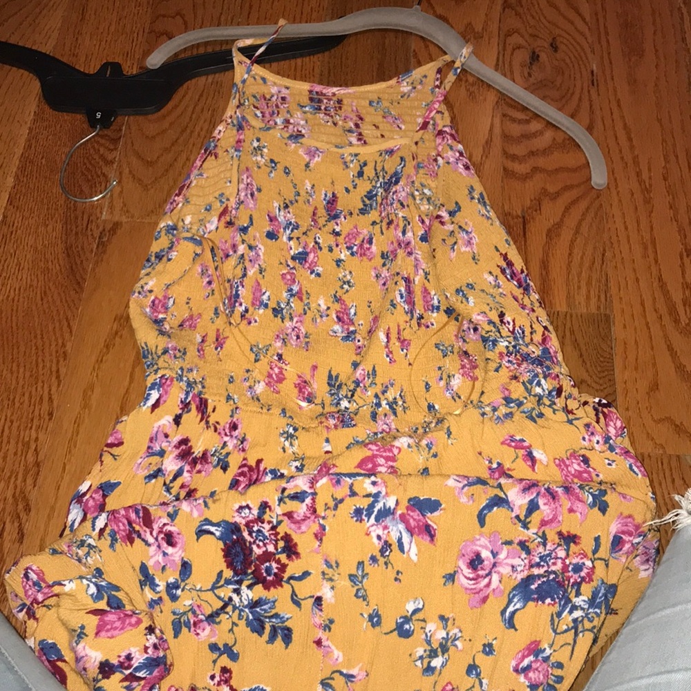 Yellow Floral Dress